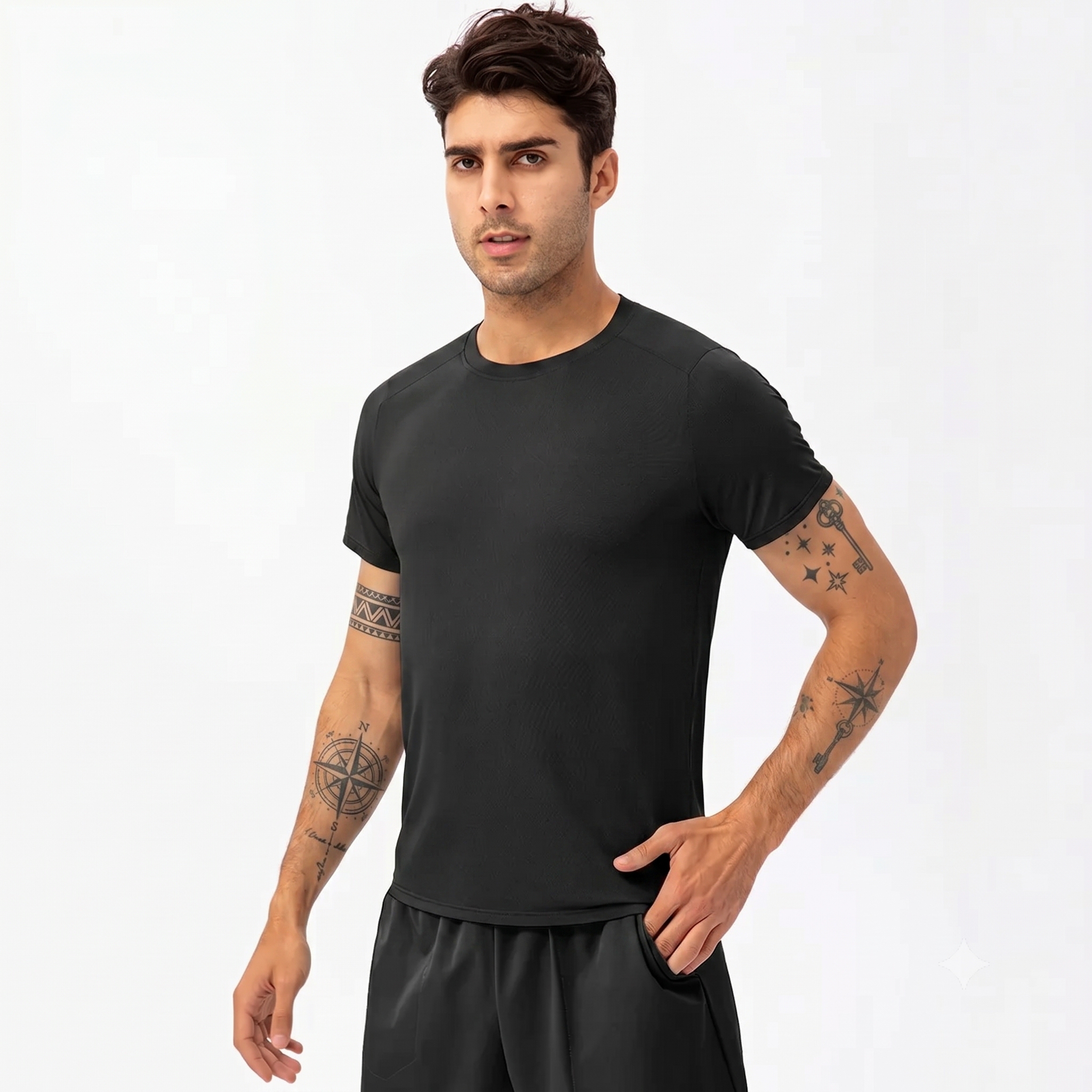 Men's Fitted T-Shirt Black | The Fitted Tee