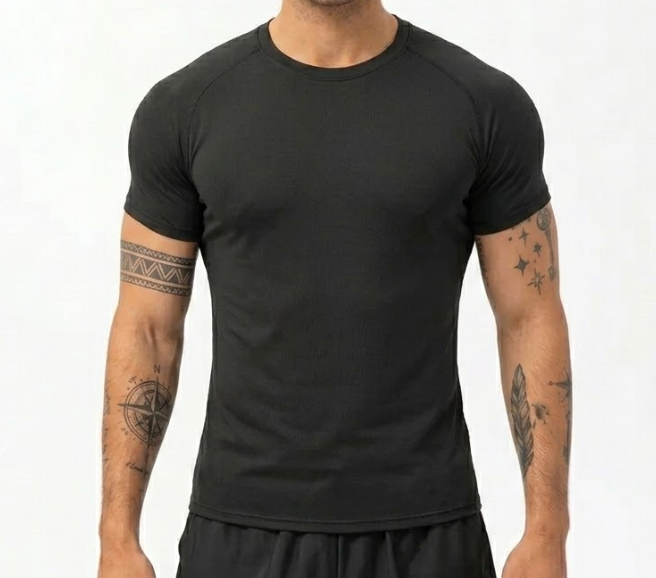 Men's Fitted T-Shirt Black | The Fitted Tee